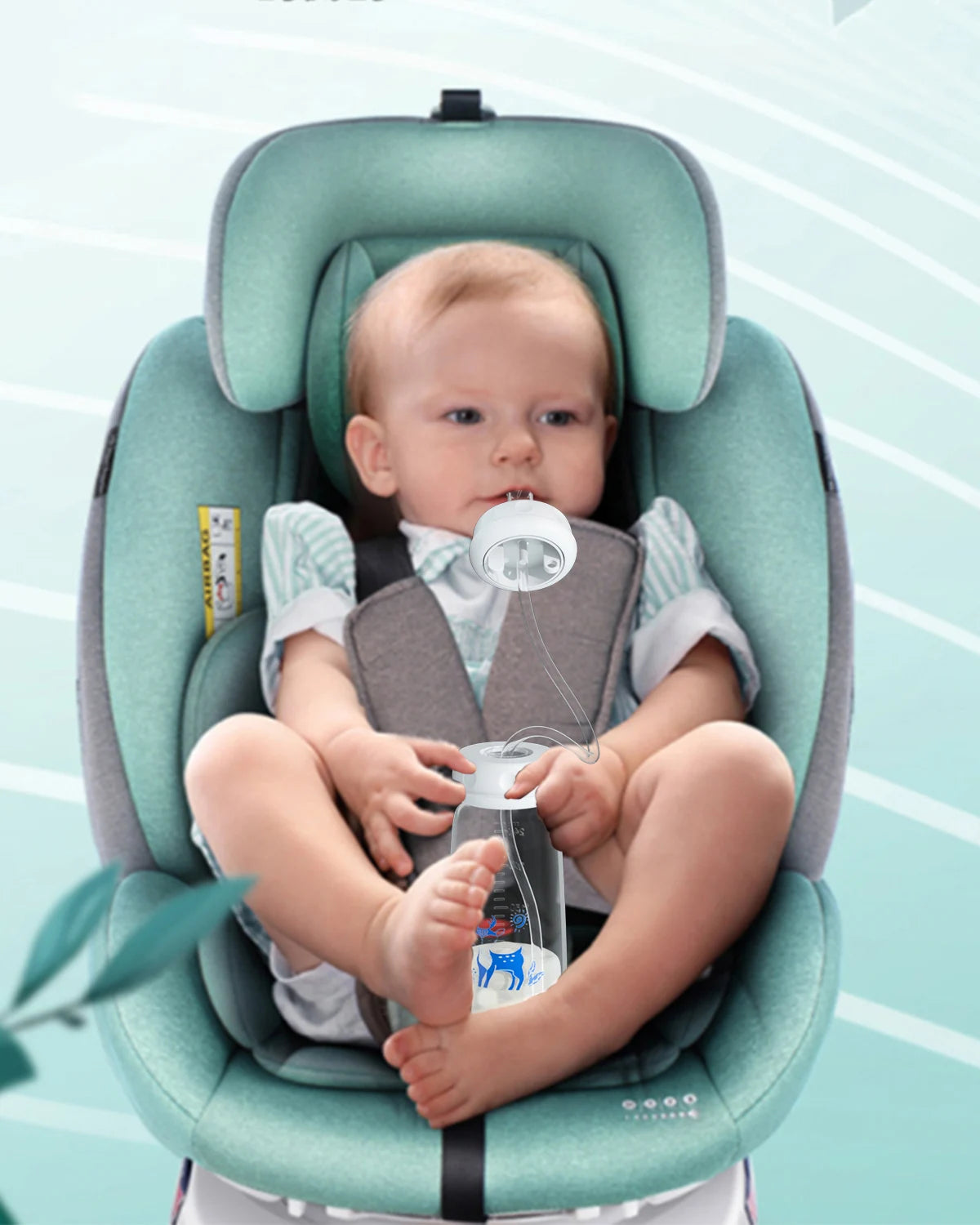 BornBL Hands-Free Anti-Colic Baby Bottle – 240ml