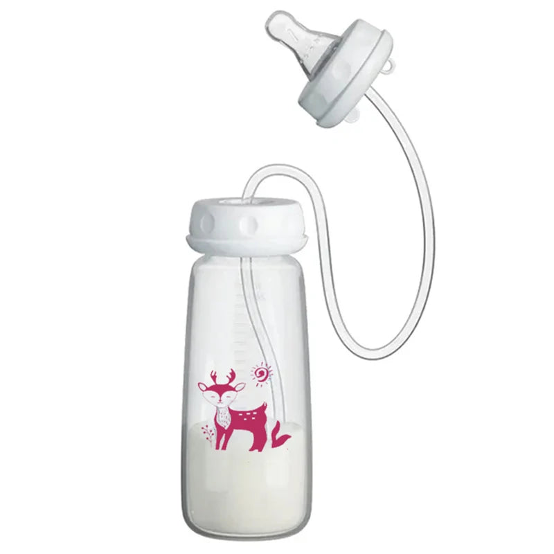 BornBL Hands-Free Anti-Colic Baby Bottle – 240ml